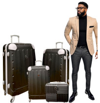 Ensemble de 4 valises rigides haut de gamme