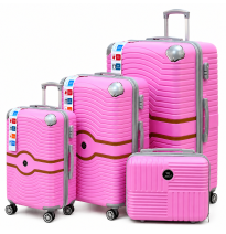 Prestige Rigide durable Rose 4 pièces