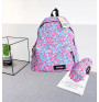 Sac à Dos Eastpak Floral Light Blue